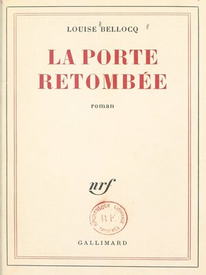 cover image of La porte retombée
